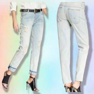NWT Hudson Jeans Leigh‎ Boyfriend Weekend Warrior Size 27